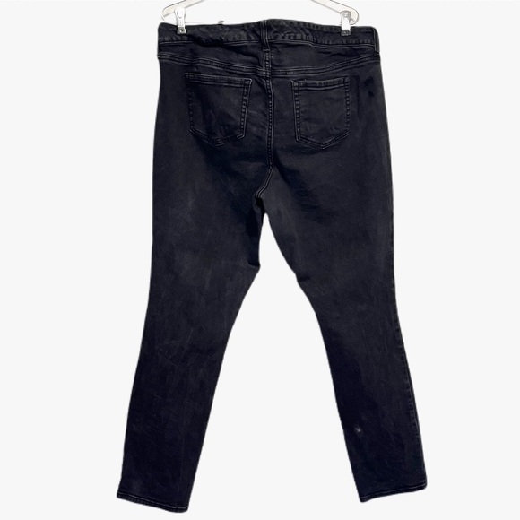 ➕ Torrid Black Distressed Skinny Jeans Womens Plus Size 16 - Picture 3 of 9